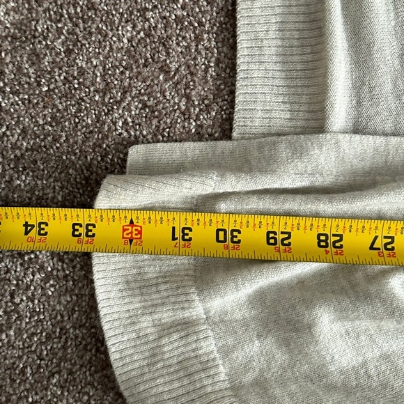 FatFace Oatmeal Knit Open Front Long Cardigan Women's Size 12 Edge To Edge Comfy - Picture 15 of 15